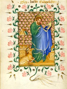 Michelino Molinari da Besozzo - St. Luke Painting the Virgin - Google Art Project