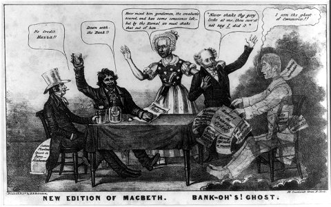 New edition of MacBeth. Bank-oh's! Ghost LCCN2008661303. Free illustration for personal and commercial use.