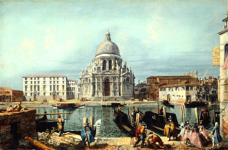 Michele Giovanni Marieschi - The Church of Santa Maria della Salute, Venice - 1946.375 - Art Institute of Chicago
