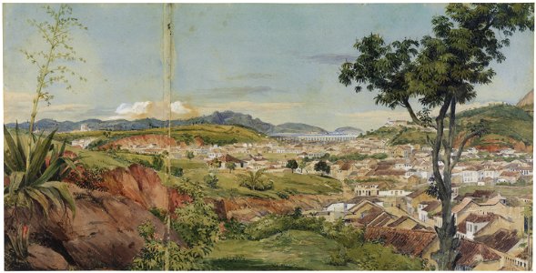 New Town of Rio Janeiro from the Livramiento, da Coleção Brasiliana Iconográfica