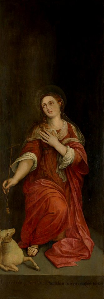 Michiel Coxie (I) - De H. Agnes - 375 - Royal Museum of Fine Arts Antwerp