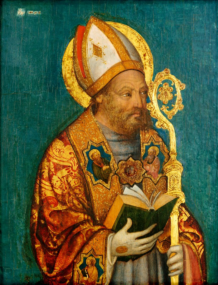 Michele Giambono - A Bishop Saint - P15e1 - Isabella Stewart Gardner Museum