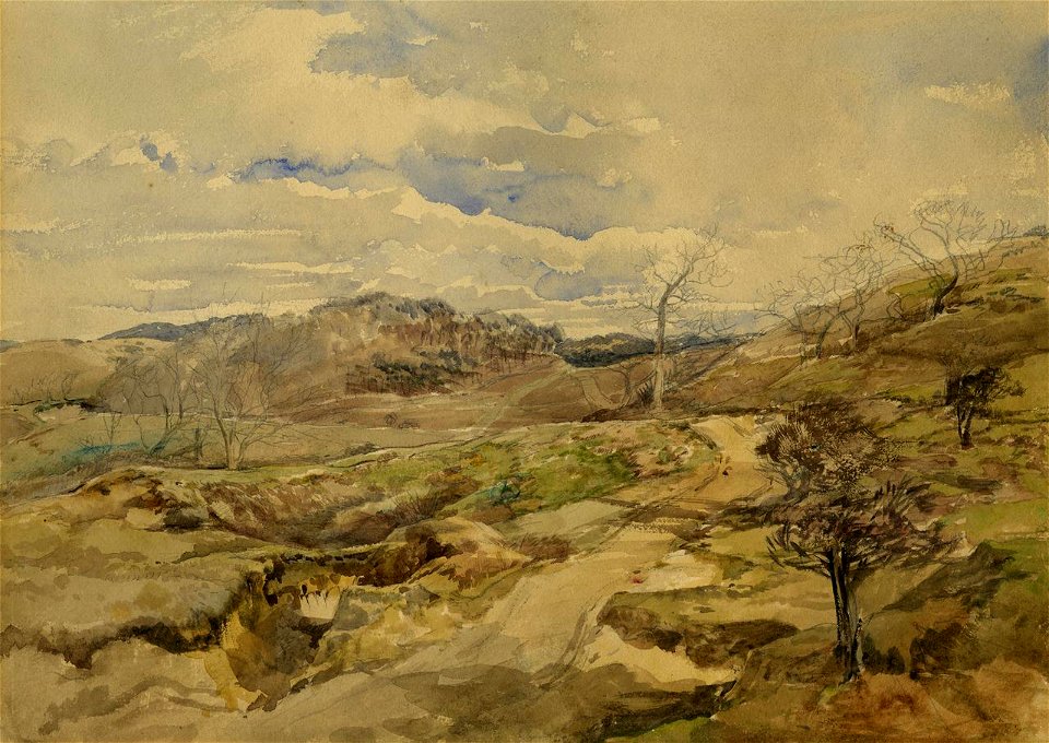 Middleton - At Weybourne, a study in March on the Norfolk coast