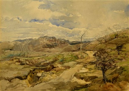 Middleton - At Weybourne, a study in March on the Norfolk coast
