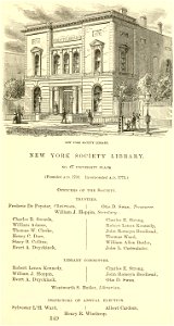 New York Society Library, Valentine's Manual