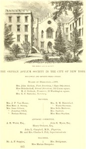 New York Orphan Asylum, Valentine's Manual