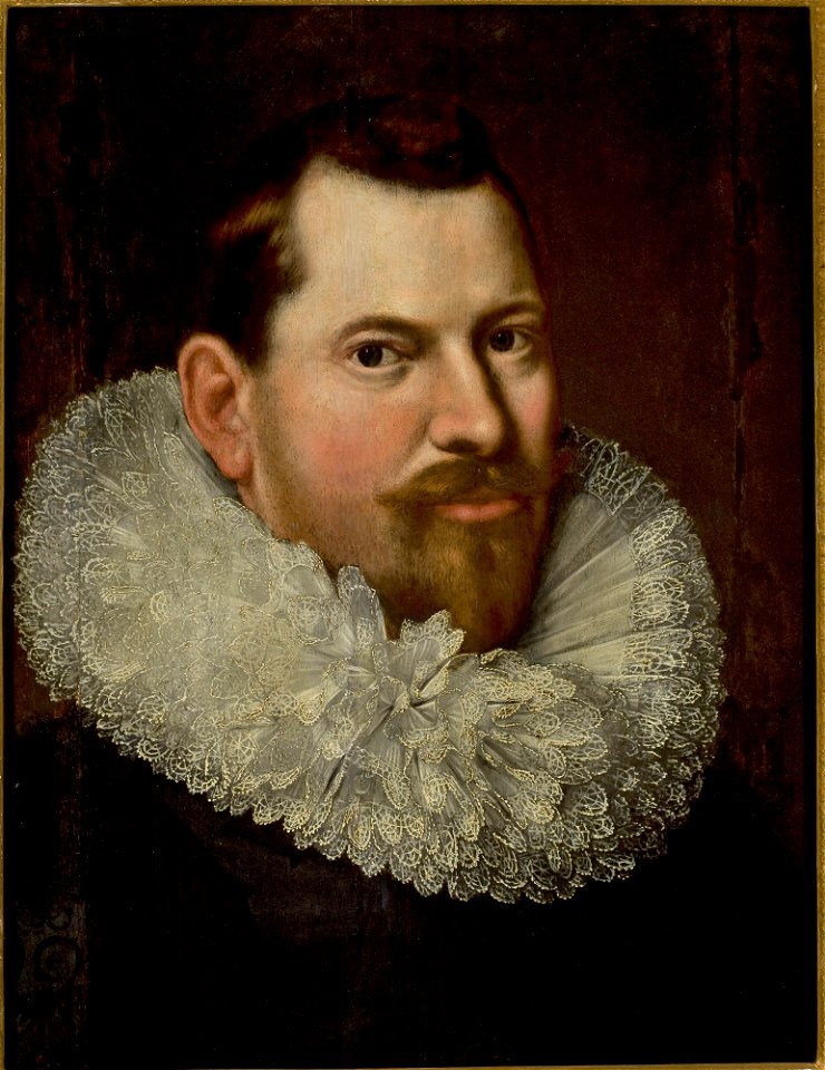 Michiel Jansz. van Mierevelt - Portrait of a man in a white frill - M.Ob.1408 - National Museum in Warsaw