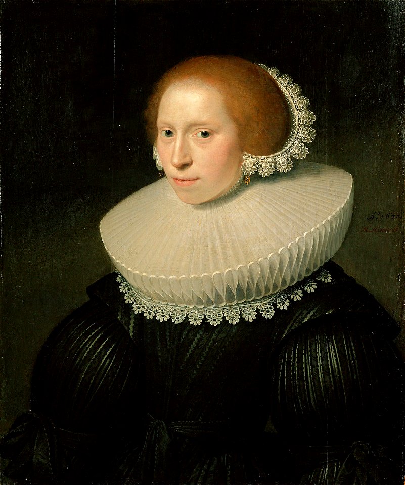 Michiel Jansz van Mierevelt, , Kunsthistorisches Museum Wien, Gemäldegalerie - Bildnis einer jungen Frau - GG 9030 - Kunsthistorisches Museum