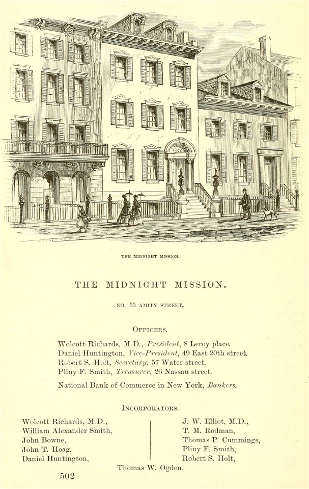 Midnight Mission, New York City, Valentine's Manual