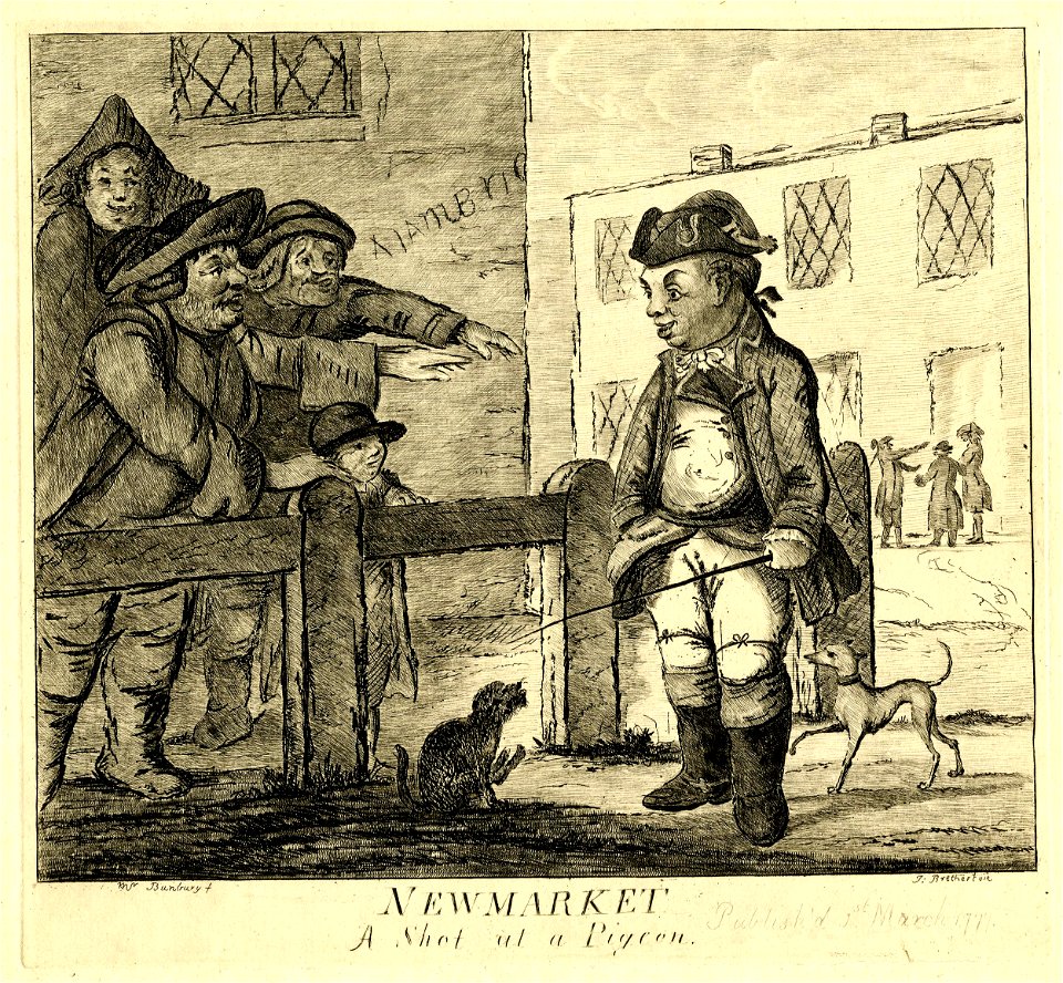 Newmarket. A Shot at a Pigeon (BM J,6.88)