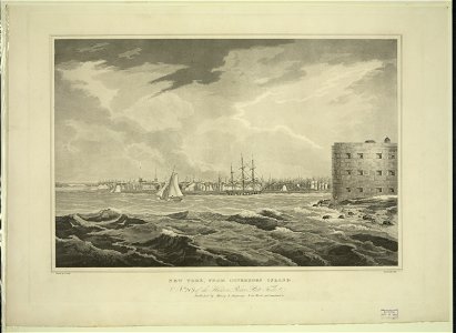 New York, from Governors Island - painted by W.G. Wall ; engraved by I. Hill. LCCN2011661803