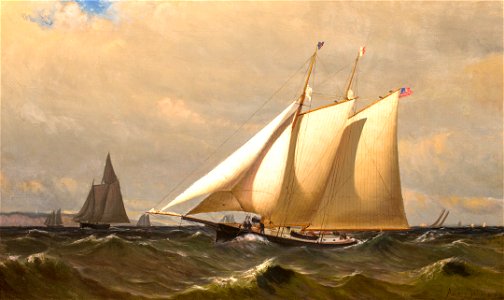 New York Yacht Club Schooner Clio, by Archibald Cary Smith
