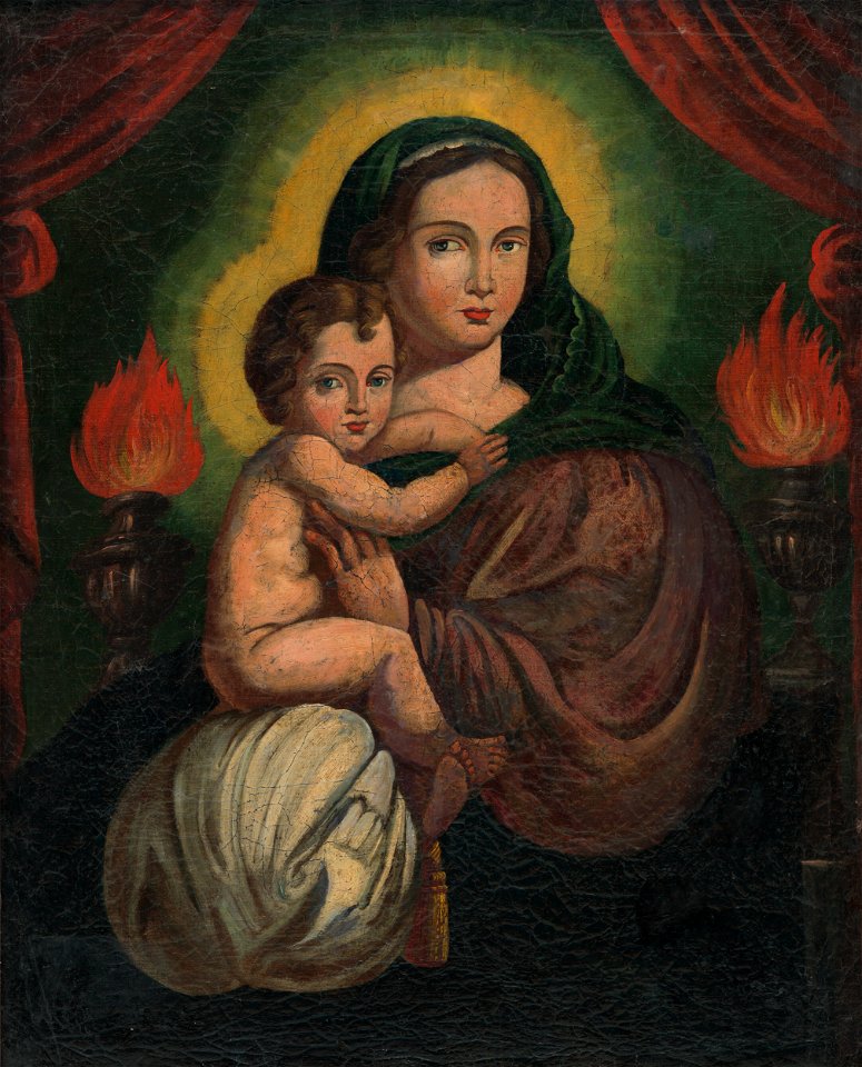 Neznámy autor - Madona s dieťaťom - O 145 - Orava Gallery