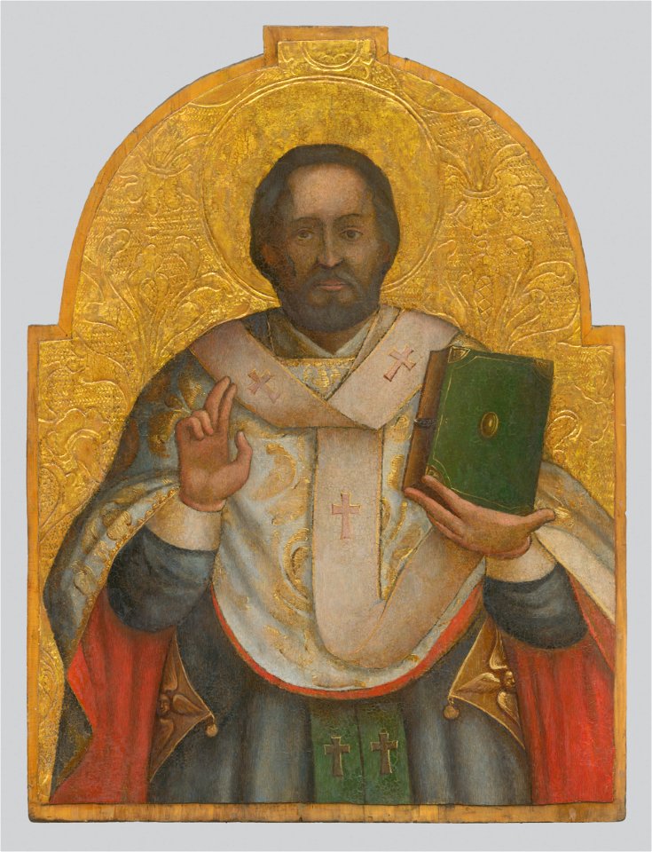 Neznámy ikonopisec - Svätý Mikuláš - O 4692 - Slovak National Gallery