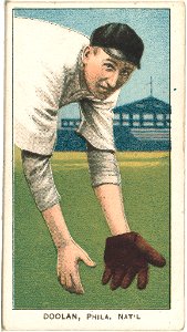 Mickey Doolan, Philadelphia Phillies, baseball card portrait LCCN2008676525