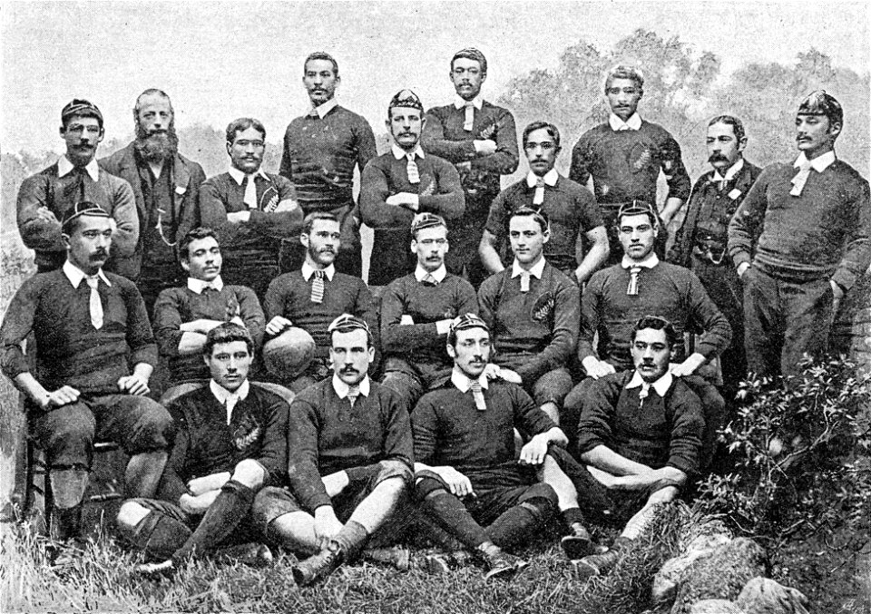 New Zealand Native Football Team - H. A. Chapman - cropped