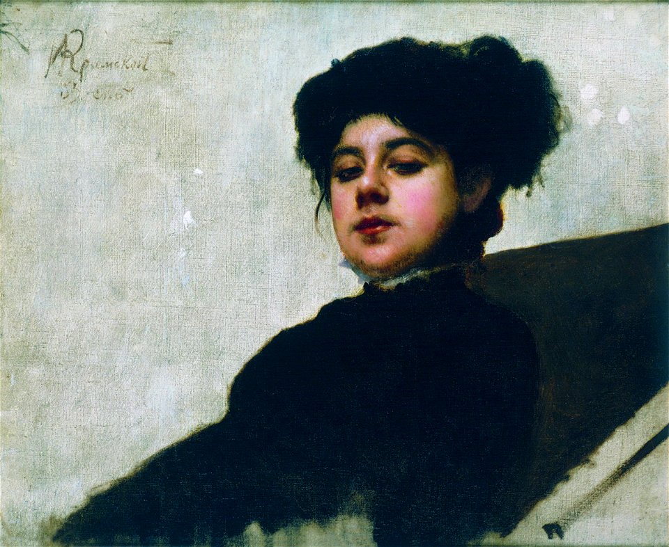Neznakovmka by I. Kramskoy, sketch