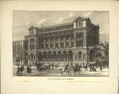 New Science Schools, South Kensington, objectnr A 57513