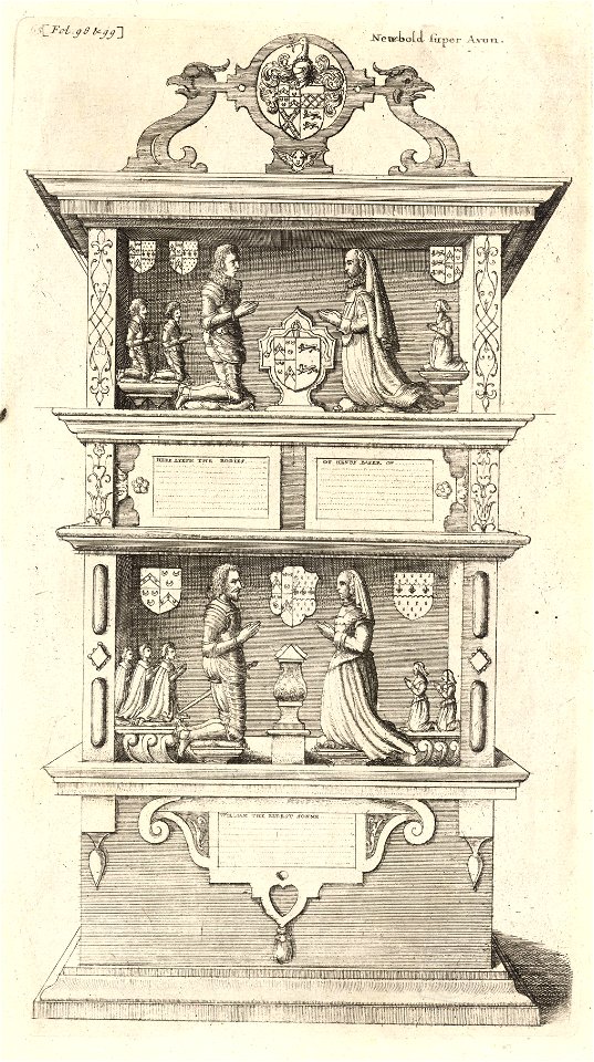 Wenceslas Hollar - Baker (monument) (State 2)