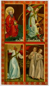 Neznámy maliar - Oltár Bolestnej Panny Márie z Partizánskej Ľupče - ľavé krídlo - O 1588 - Slovak National Gallery