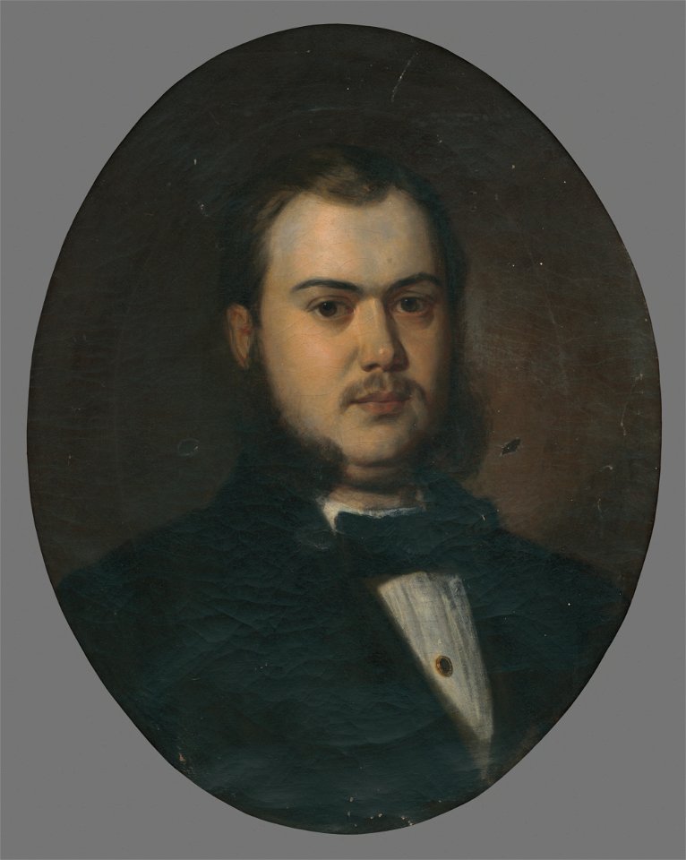 Neznámy maliar - Portrét mladého muža - M 158 - Ernest Zmeták Art Gallery