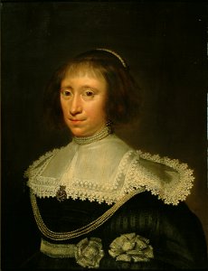 Michiel van Mierevelt - Portrait of Geertruyt van der Dussen FHM01-OS-I-92-large