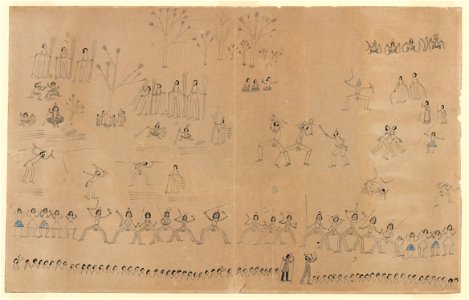 Mickey OF ULLADULLA - Yuin, Dhurga peoples - not titled (Corroboree) - Google Art Project