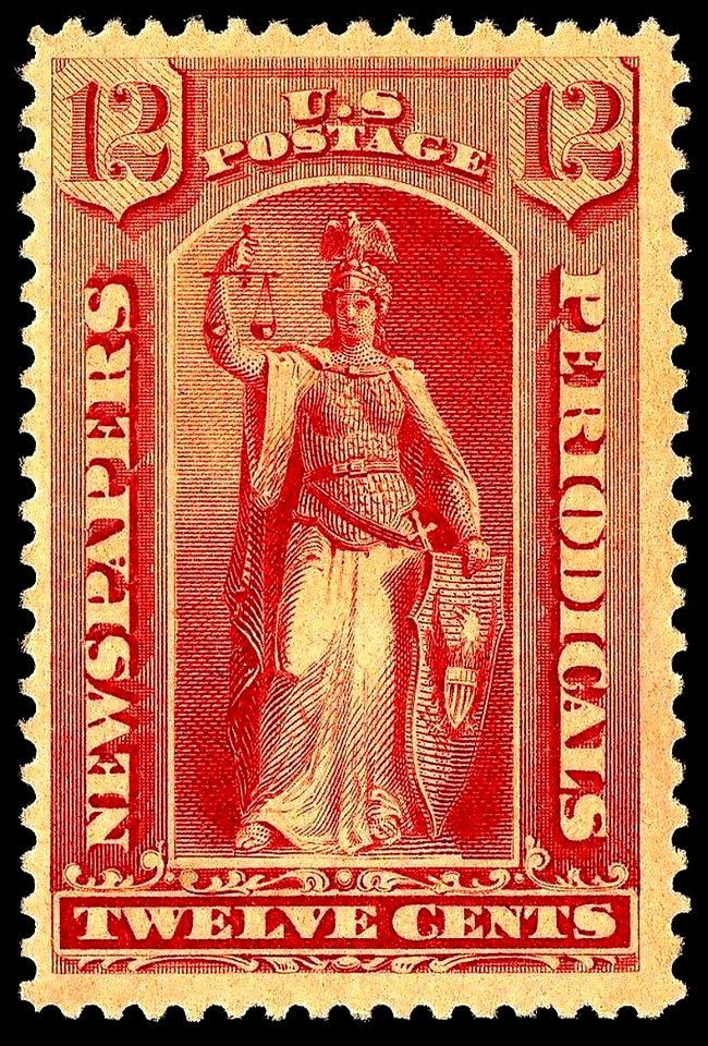 Newspapers periodicals 12c 1875