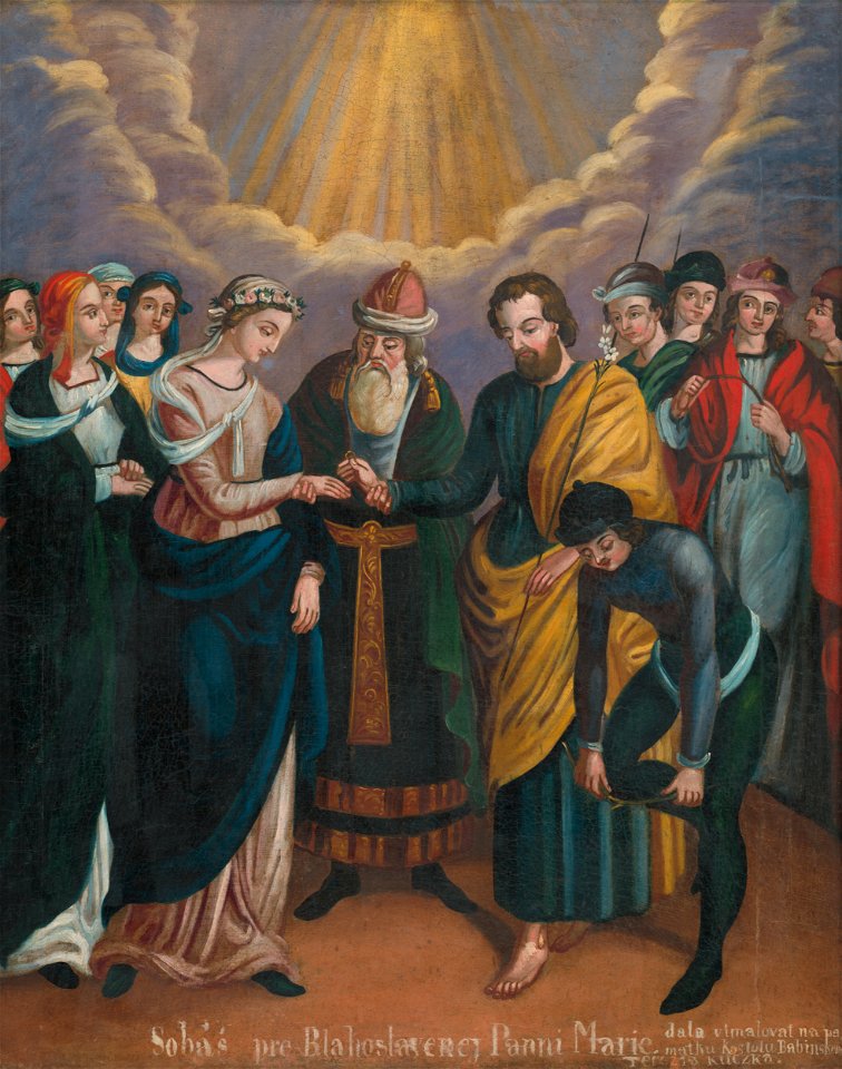 Neznámy autor - Sobáš Panny Márie - O 147 - Orava Gallery