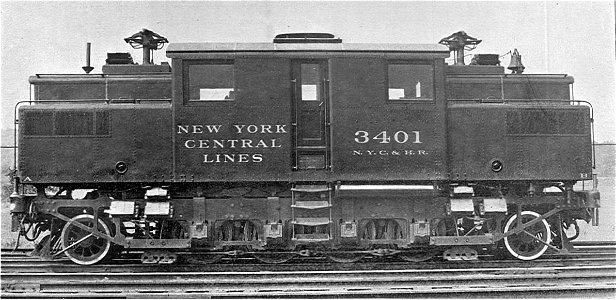 New York Central electric locomotive (Howden, Boys' Book of Locomotives, 1907)