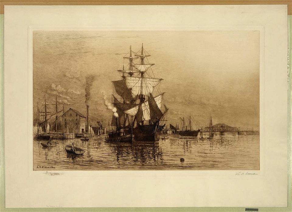New Bedford harbor - L.D. Eldred. LCCN00652092