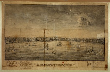 New Orleans, sketched from the opposite side of the river upon a mast of a vessel during a very low water - sketched in October 1839 by S. Pinistri, arch't. and civil engr. LCCN2004662452