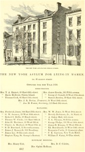 New York Asylum for Lying-in Women, Valentine's Manual