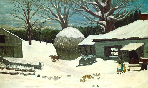 New England Farm in Winter G-000830-20111025