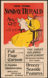 New York Sunday Herald Aug 9th 1896. LCCN2015648044