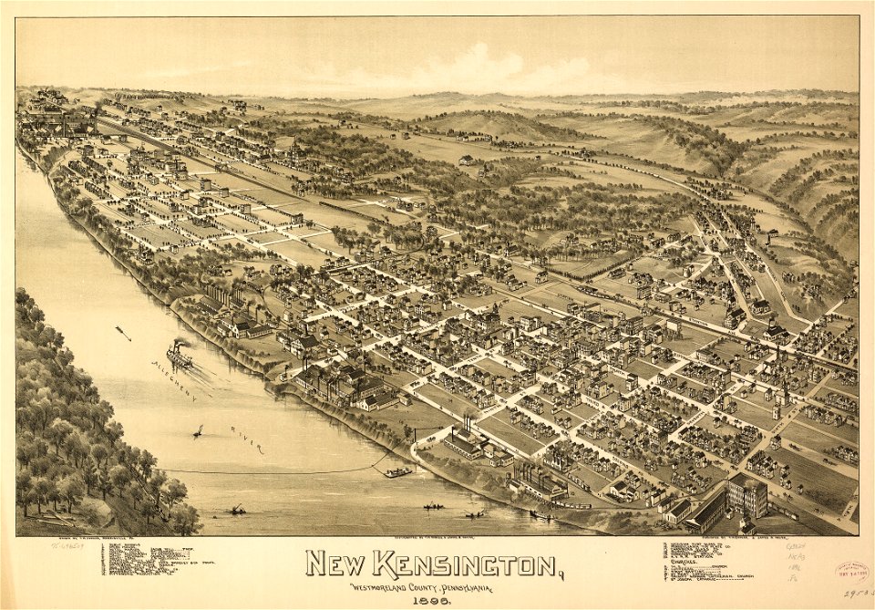 New Kensington, Westmoreland County, Pennsylvania, 1896. LOC 75696509