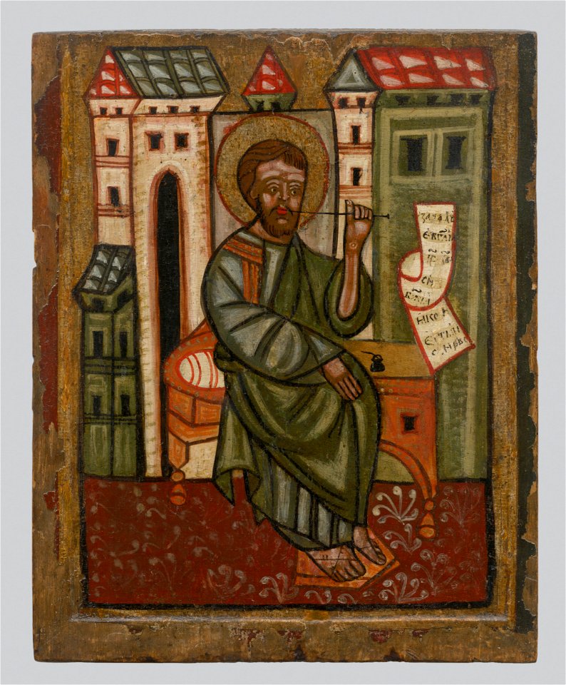 Neznámy ikonopisec - Evanjelista Marek - O 6191 - Slovak National Gallery