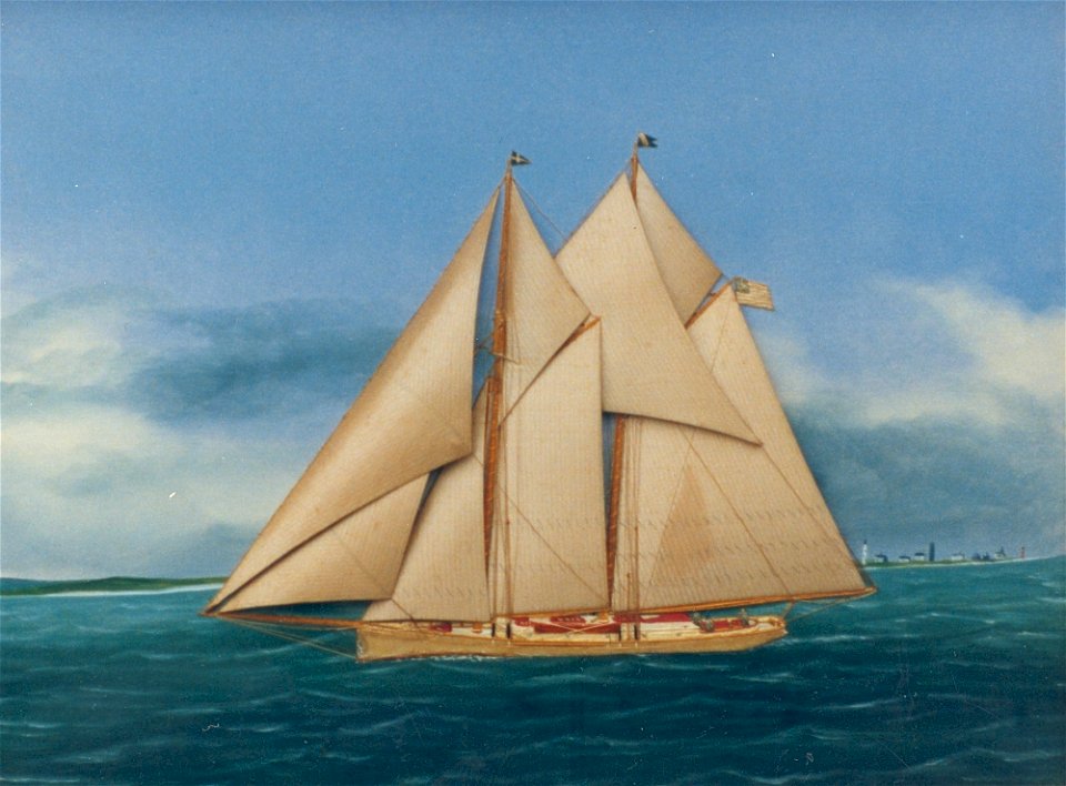 New York City Schooner, by Thomas Willis