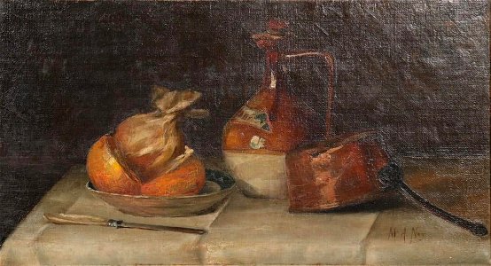 Still Life with Copper Pot by Marie Antoinette Ney
