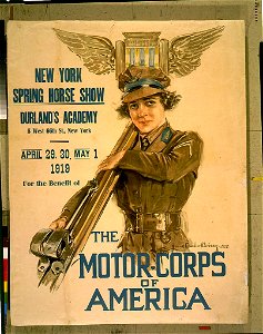 New York Spring horse show, Durland's Academy ... New York, April 29, 30, May 1, 1919, for the benefit of the Motor-corps of America - Howard Chandler Christy. LCCN97520329