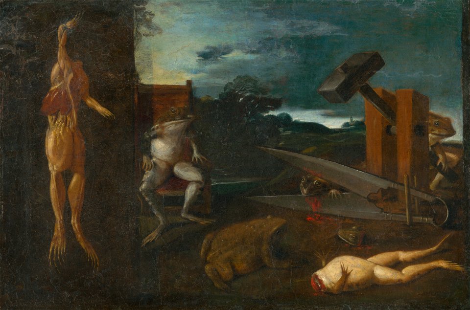 Neznámy maliar - Žabí súd - O 292 - Slovak National Gallery