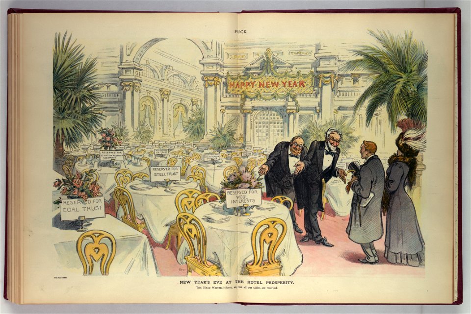 New Year's eve at the hotel prosperity - Kep. LCCN2011647535
