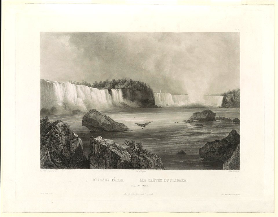 Niagara Fälle-Les Chûtes du Niagara-Niagara Falls LCCN96513030
