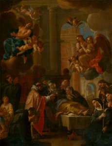 Neznámy maliar - Smrť sv. Kláry - O 6987 - Slovak National Gallery