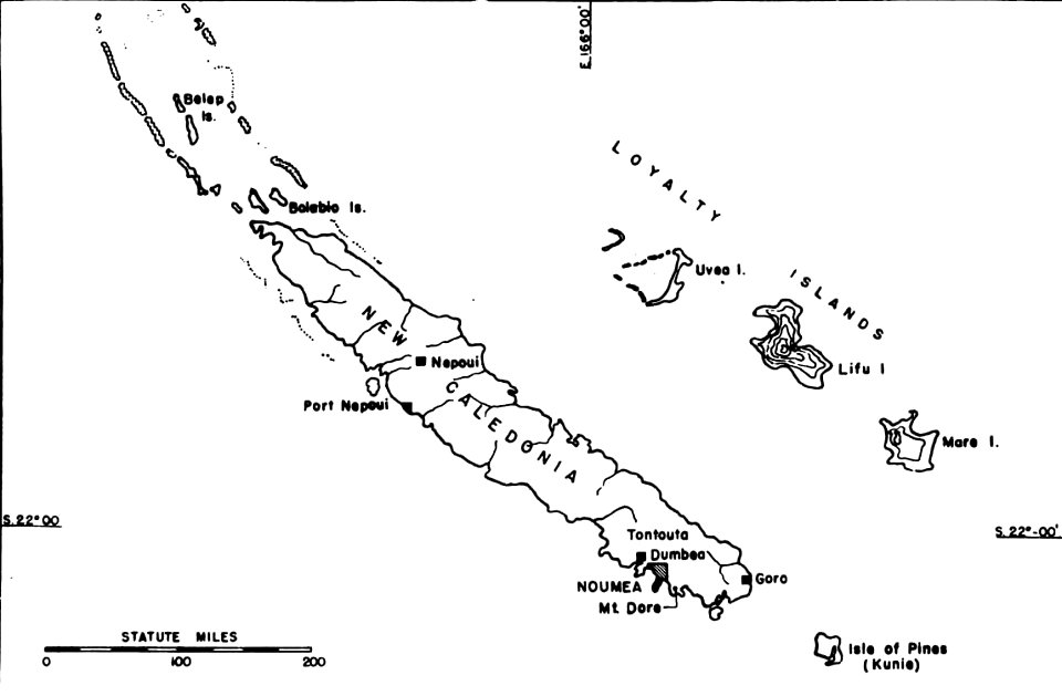 New Caledonia Noumea Locator