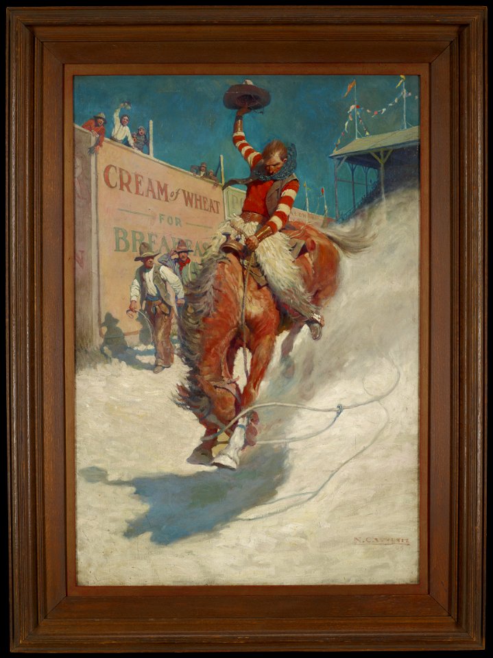 Newell Convers Wyeth - Bronco Buster - 70.62 - Minneapolis Institute of Arts