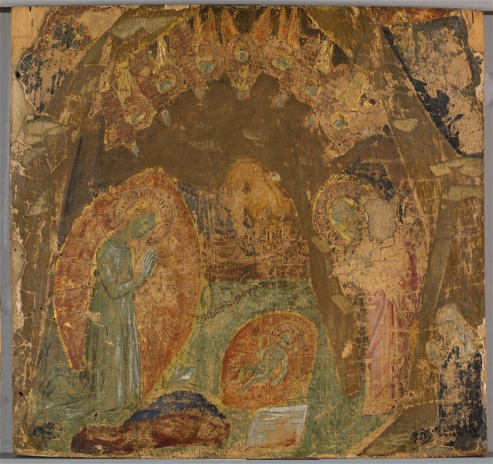 Niccolò di Tommaso - Saint Bridget’s Vision of the Nativity - 1943.236 - Yale University Art Gallery