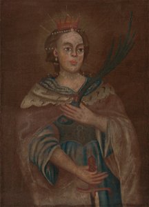 Neznámy autor - Sv.Katarína Alexandrijská - O 466 - Orava Gallery