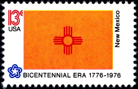 New Mexico Bicentennial 13c 1976 issue
