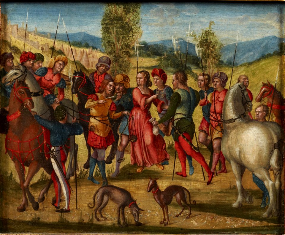 Niccolo Giolfino - Chiomara and the Centurion - y1935-30 - Princeton University Art Museum